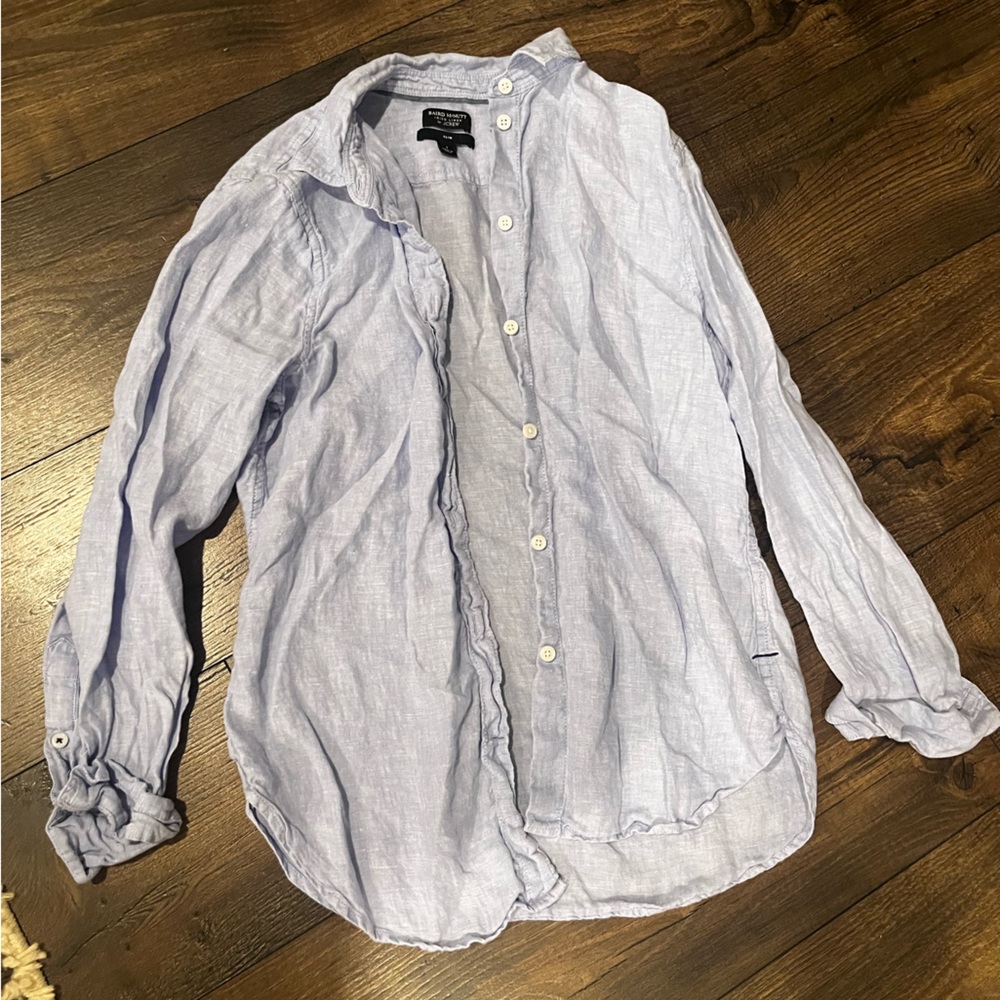 J Crew Slim-fit Baird McNutt Irish linen shirt- Size 2